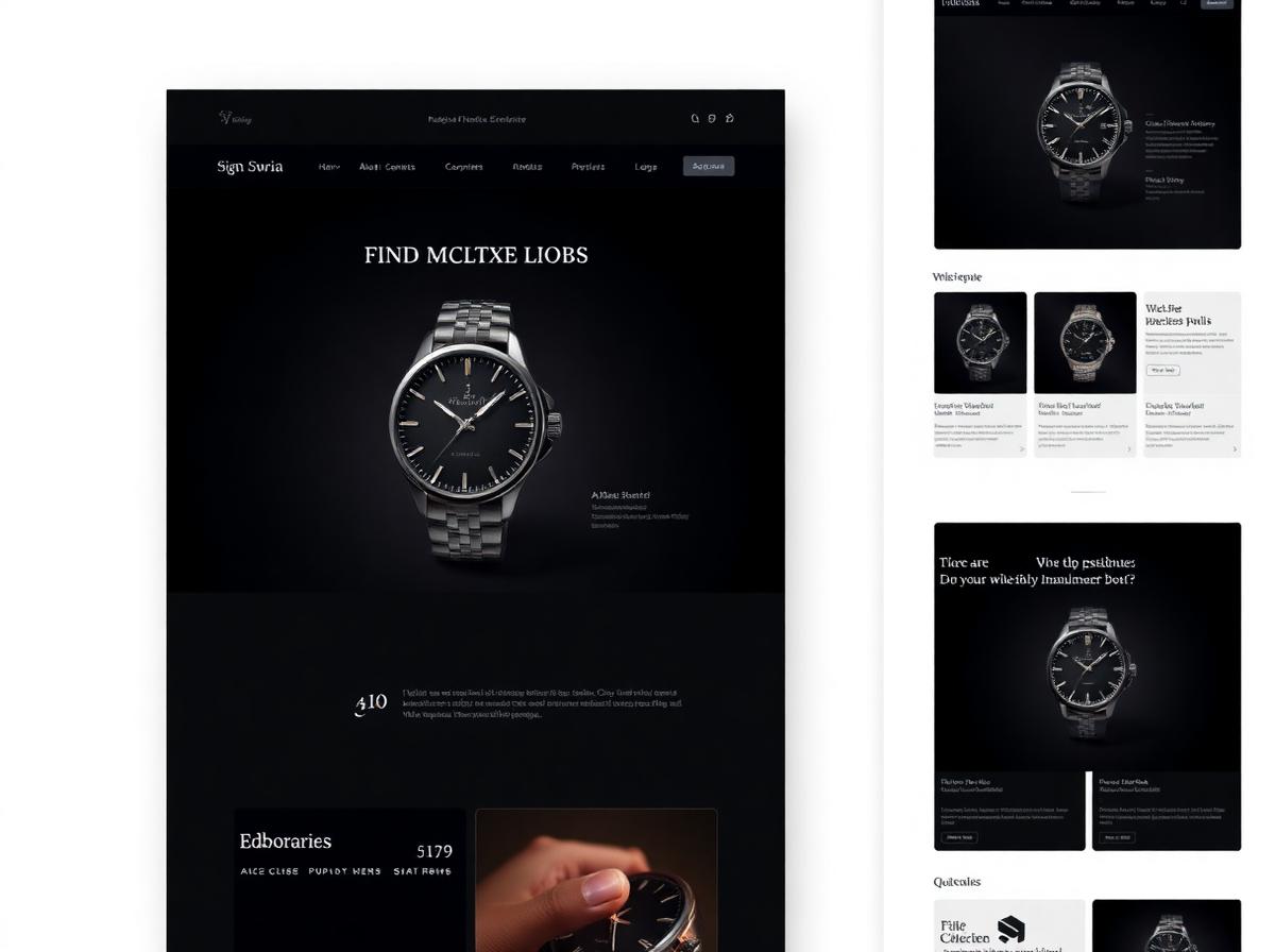 Case Chronos Elite — E-commerce · Luxo